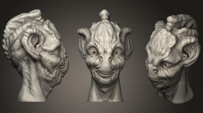 Скульптура головы Нуроха Грибсека